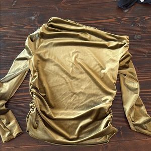 Elegant green/Gold Women's Top
